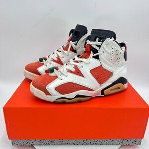 Nike Air Jordan 6 Retro Gatorade Like Mike Men Size 9 384664-145 White Red Shoes
